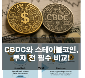 당신이 꼭 알아야 할 CBDC와 스테이블코인, 투자 전 필수 비교!