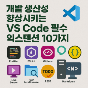 개발 생산성 향상시키는 VSCode 필수 확장프로그램(Extensions) 10가지