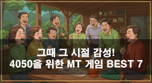 그때 그 시절 감성! 4050을 위한 MT 게임 BEST 7